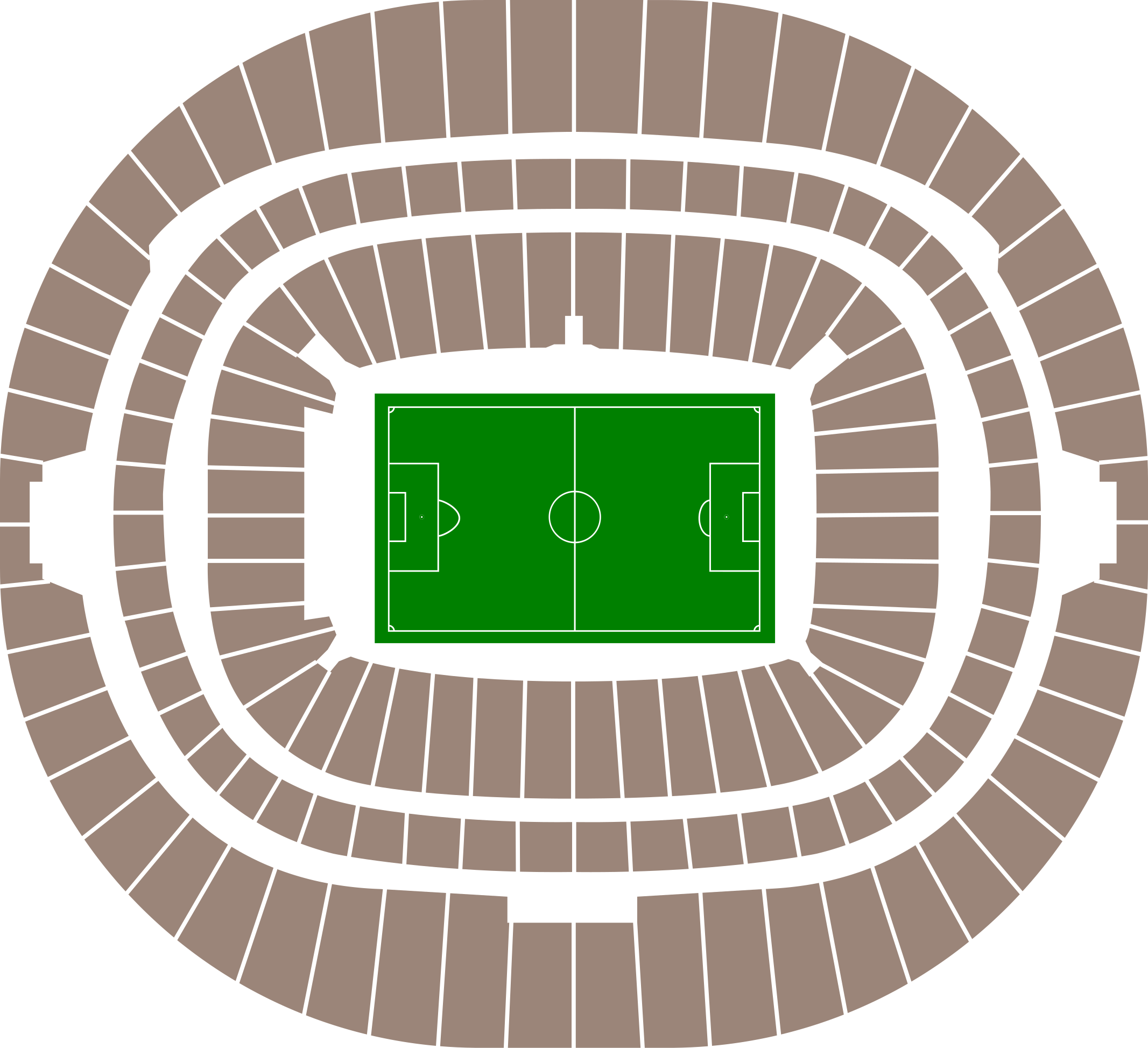 Wembley Stadium venue plan