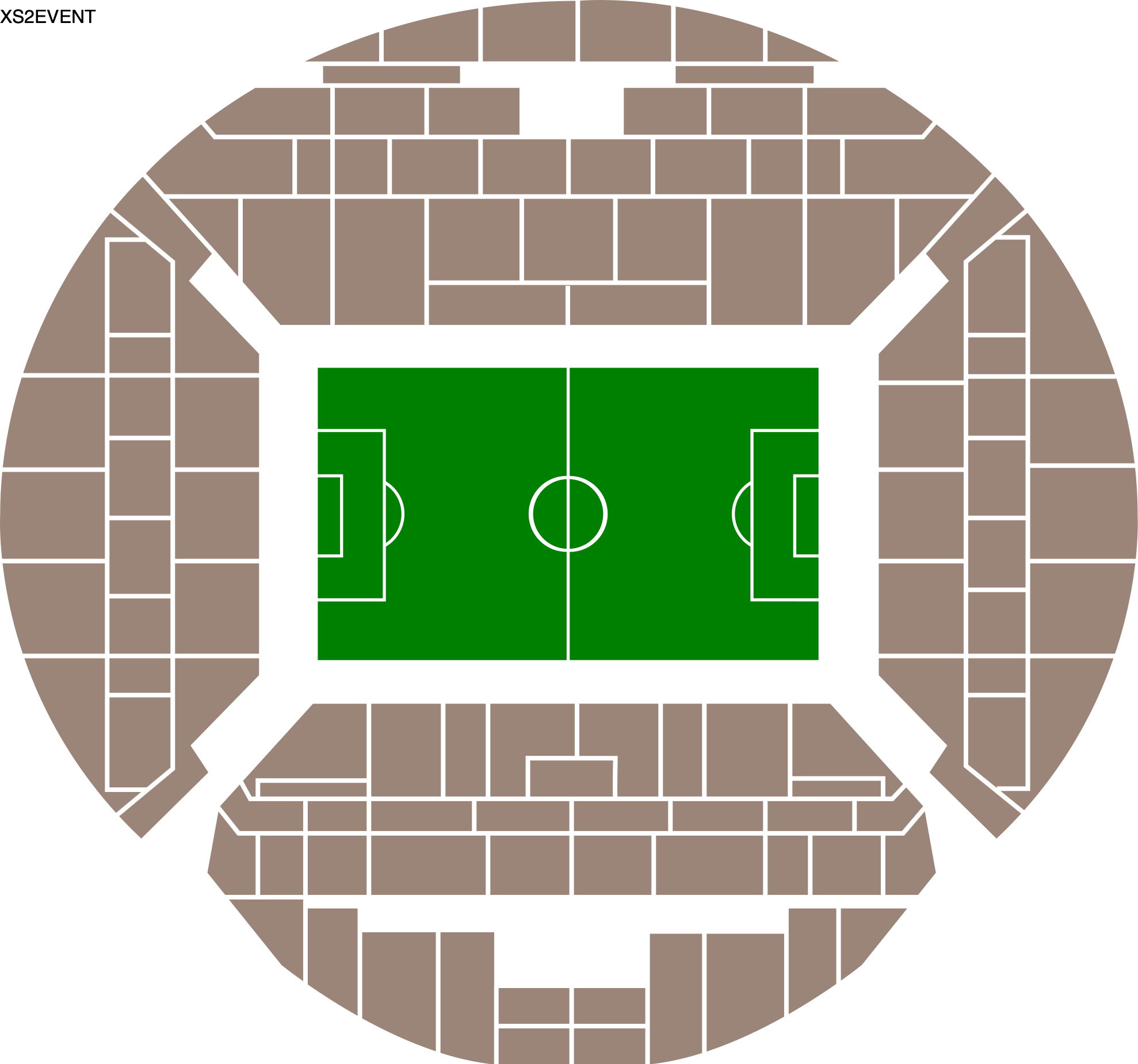 Stade Vélodrome venue plan