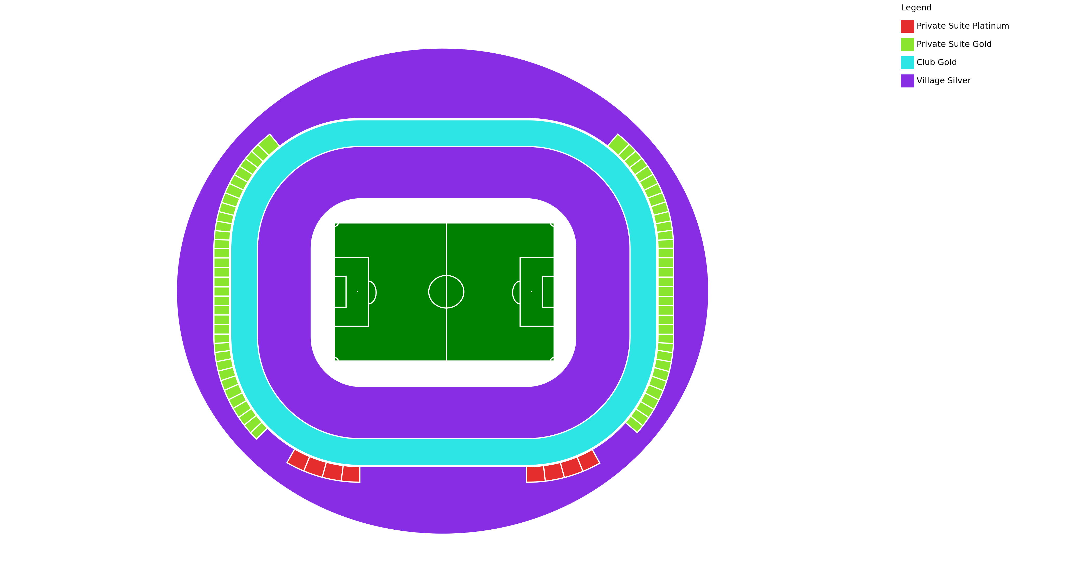 Venue map with category legend
