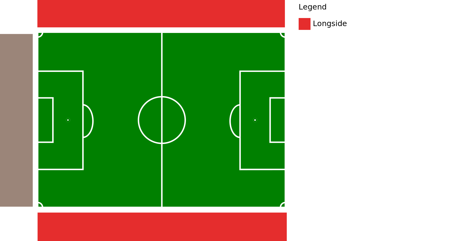 Venue map with category legend