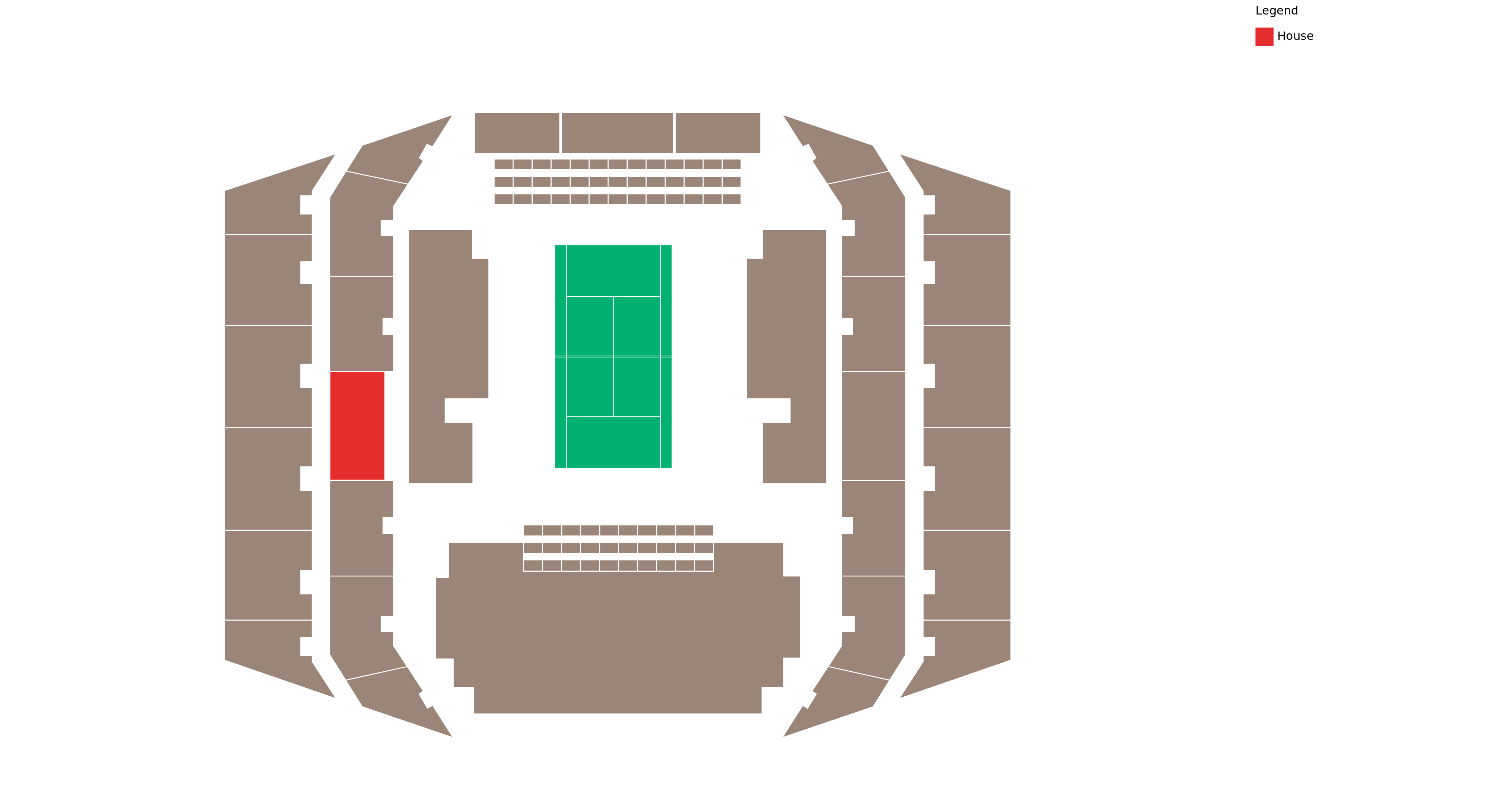 Venue map with category legend