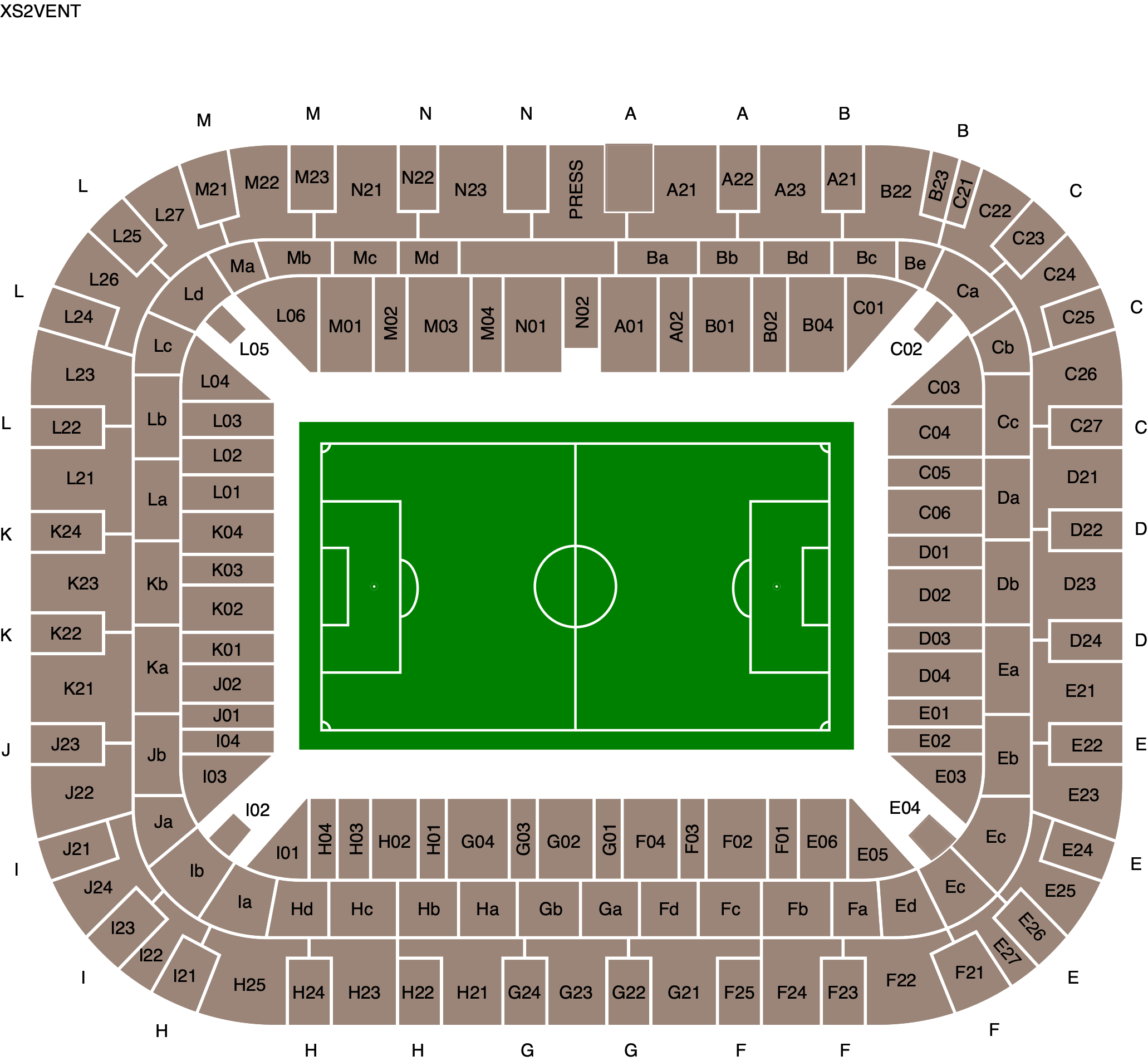 Stade Pierre-Mauroy venue plan