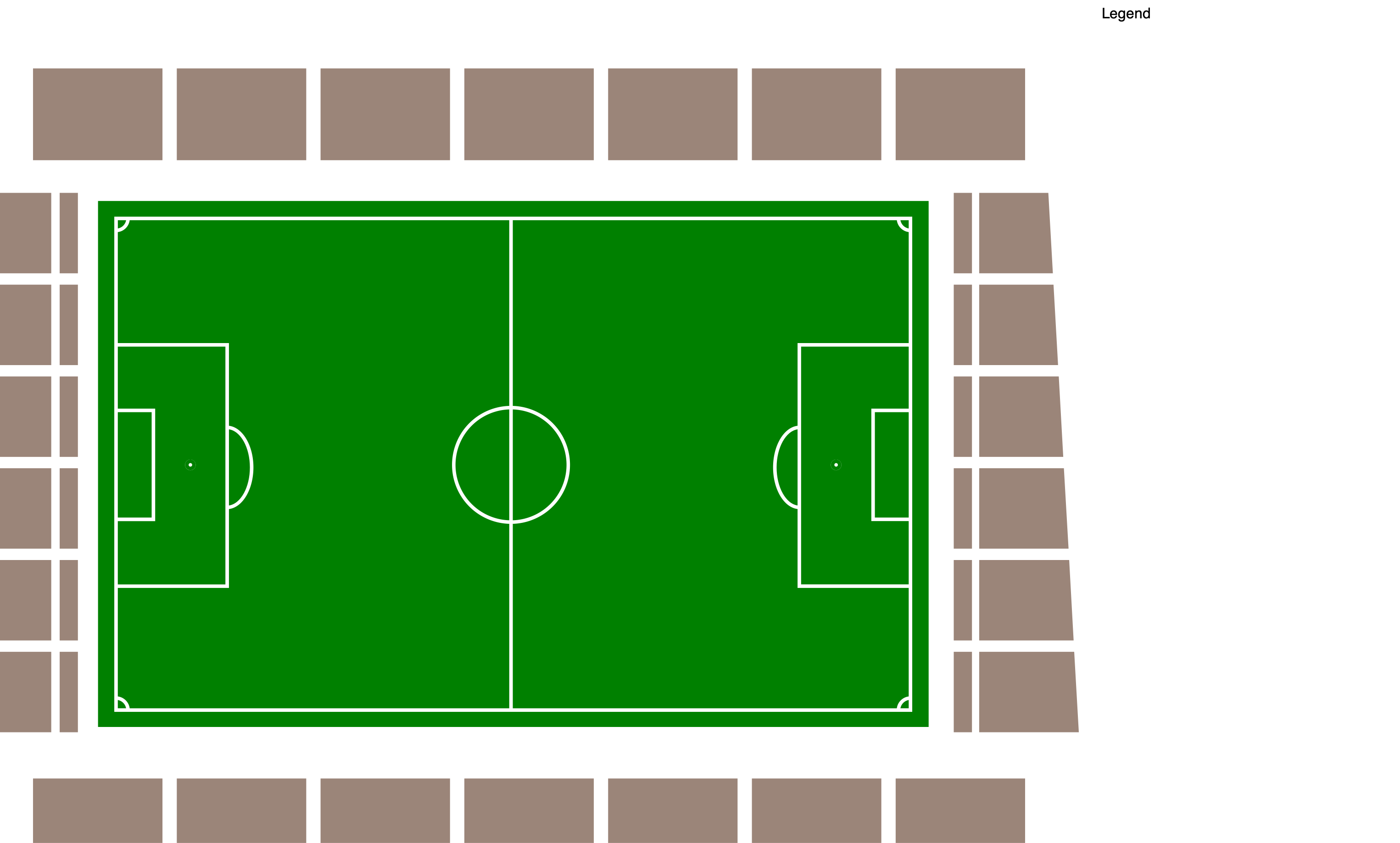 Venue map with category legend