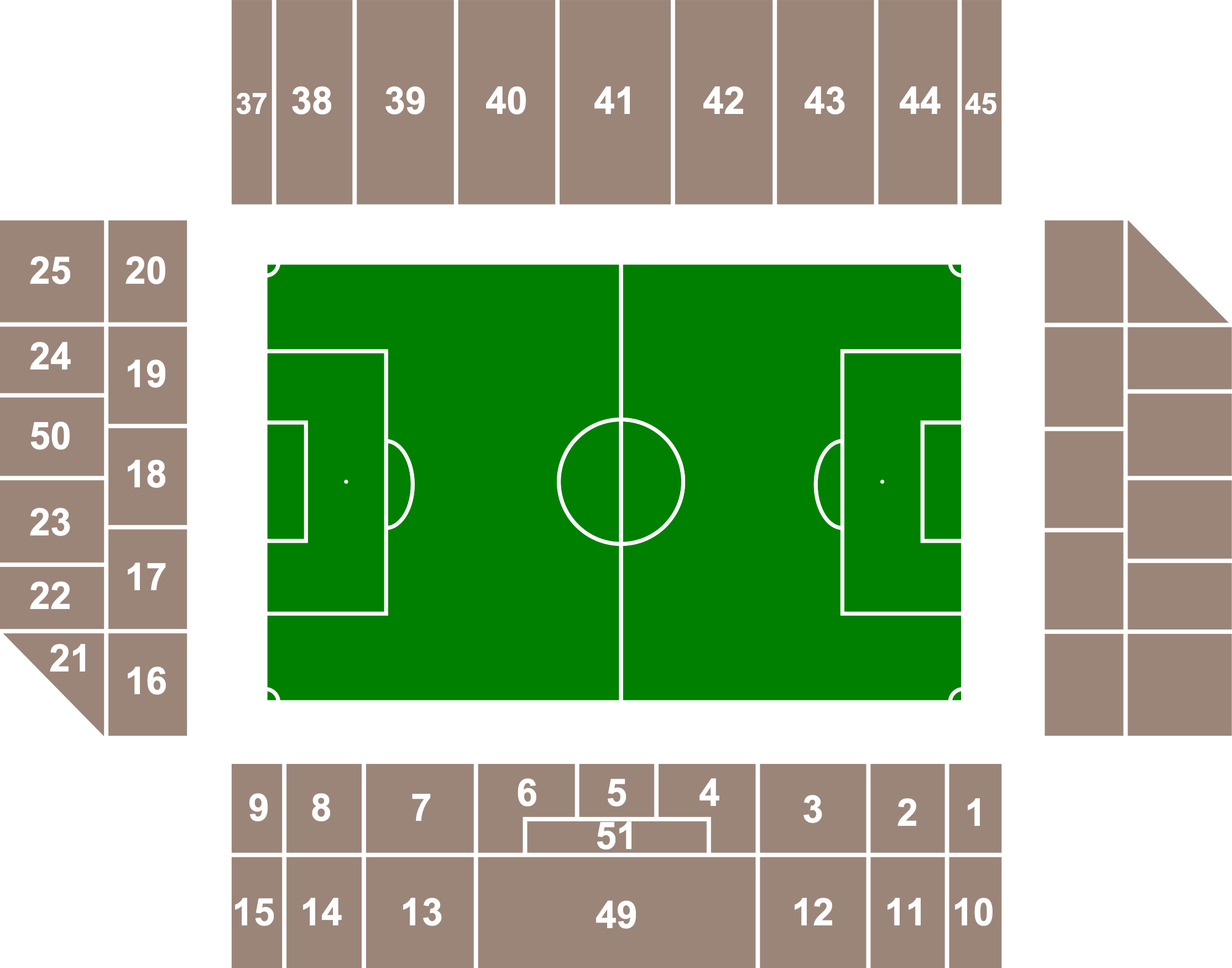 Easter Road Stadium venue plan