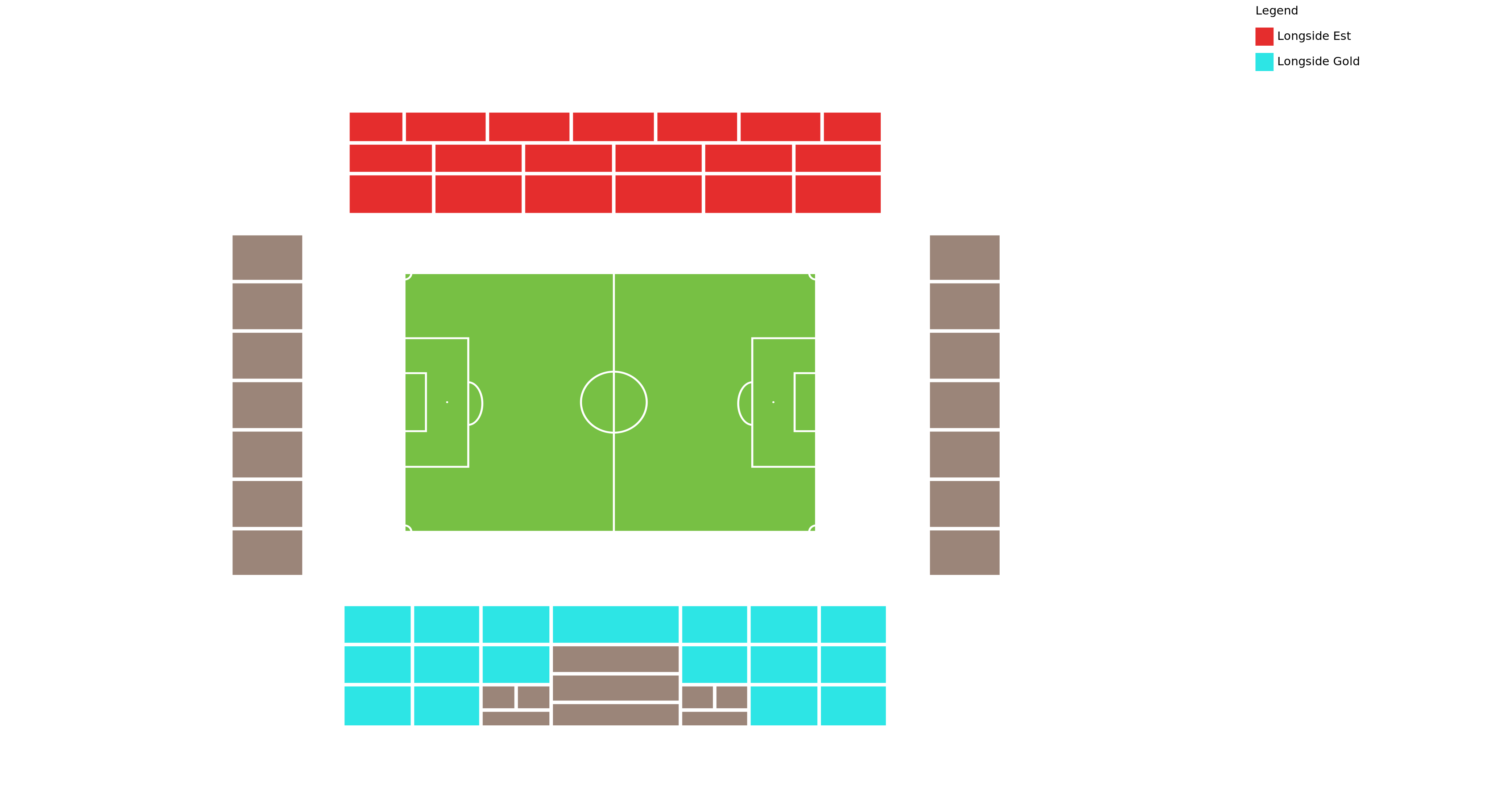 Venue map with category legend