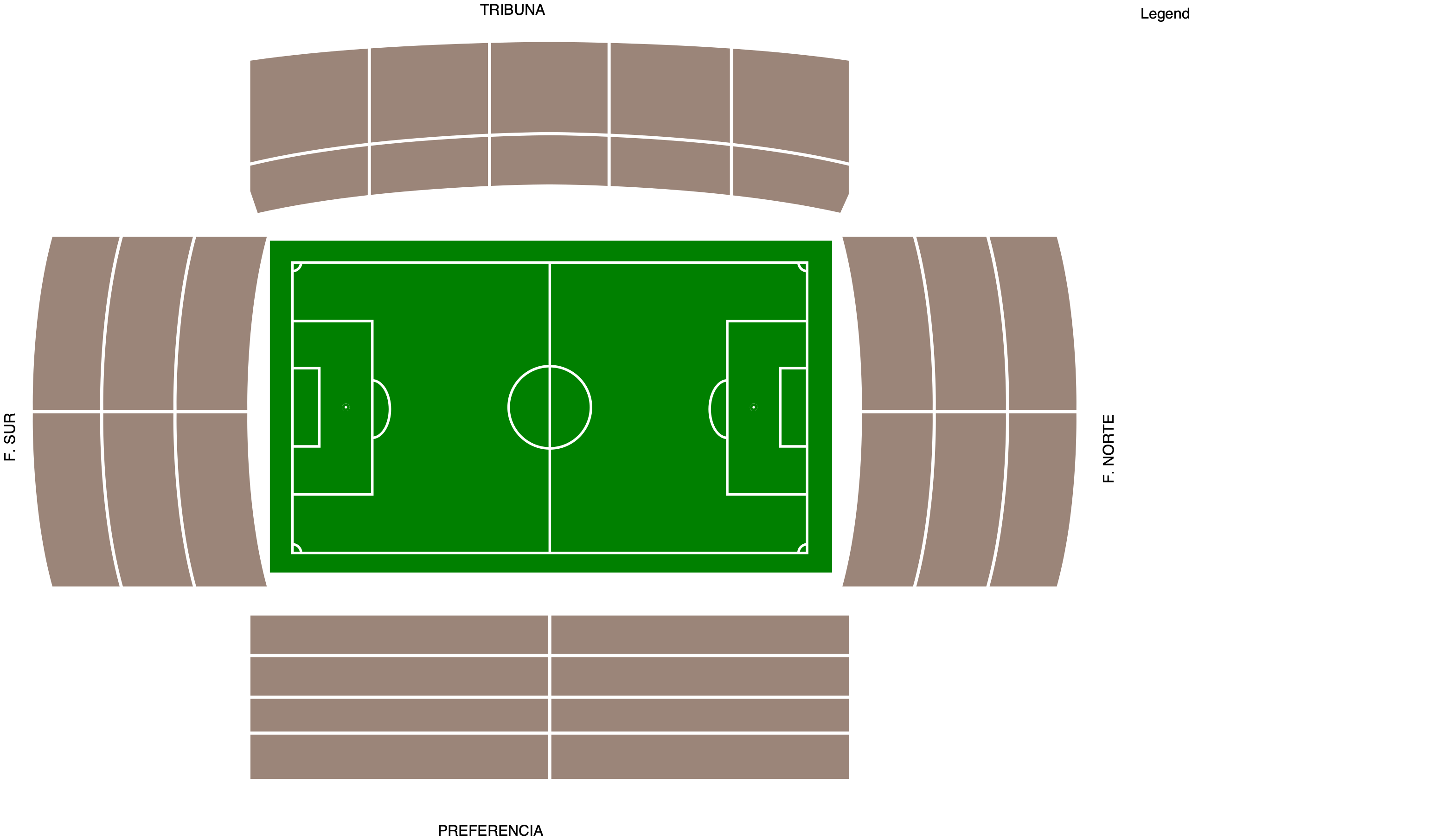 Venue map with category legend