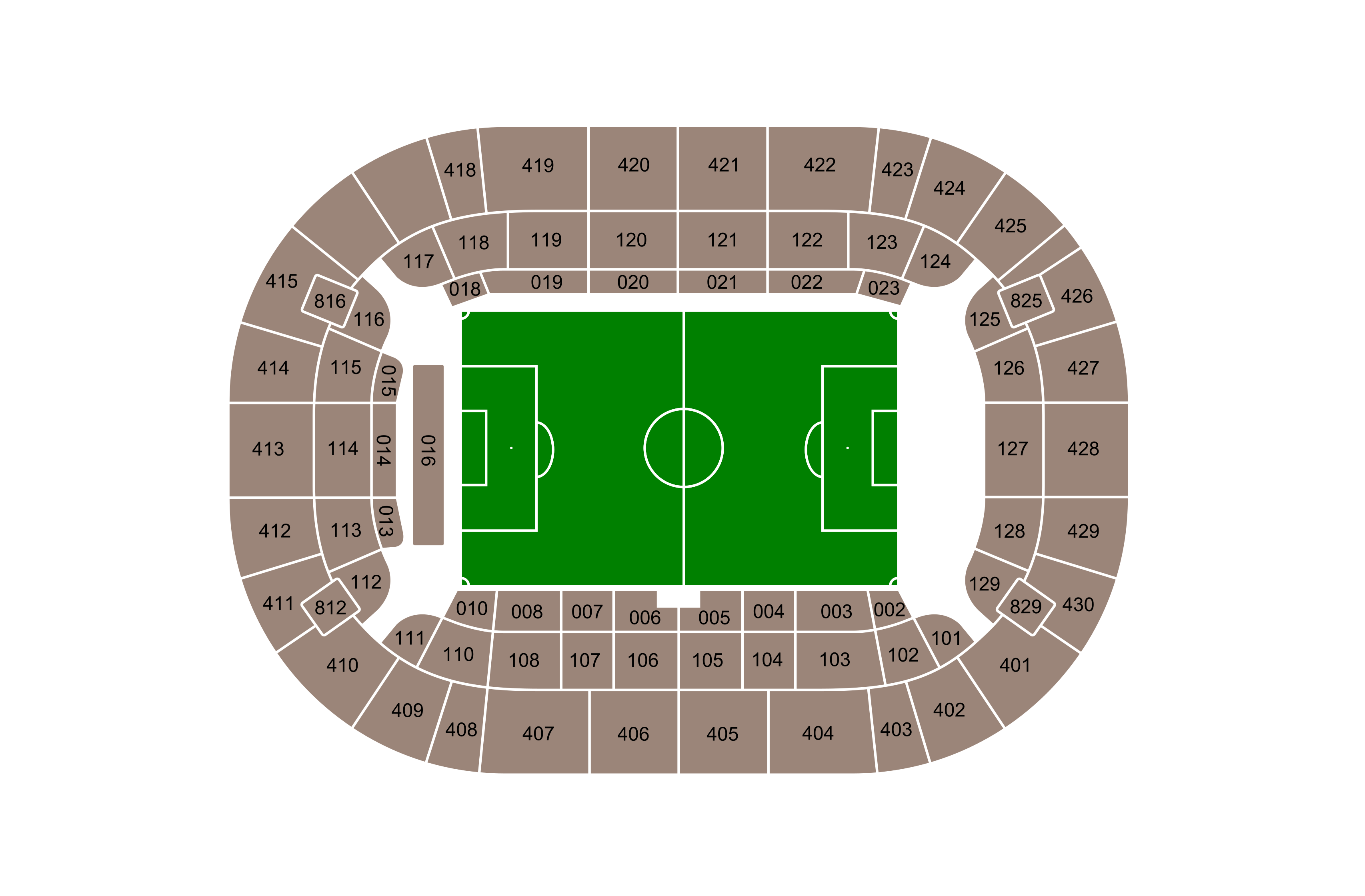 Johan Cruijff Arena venue plan